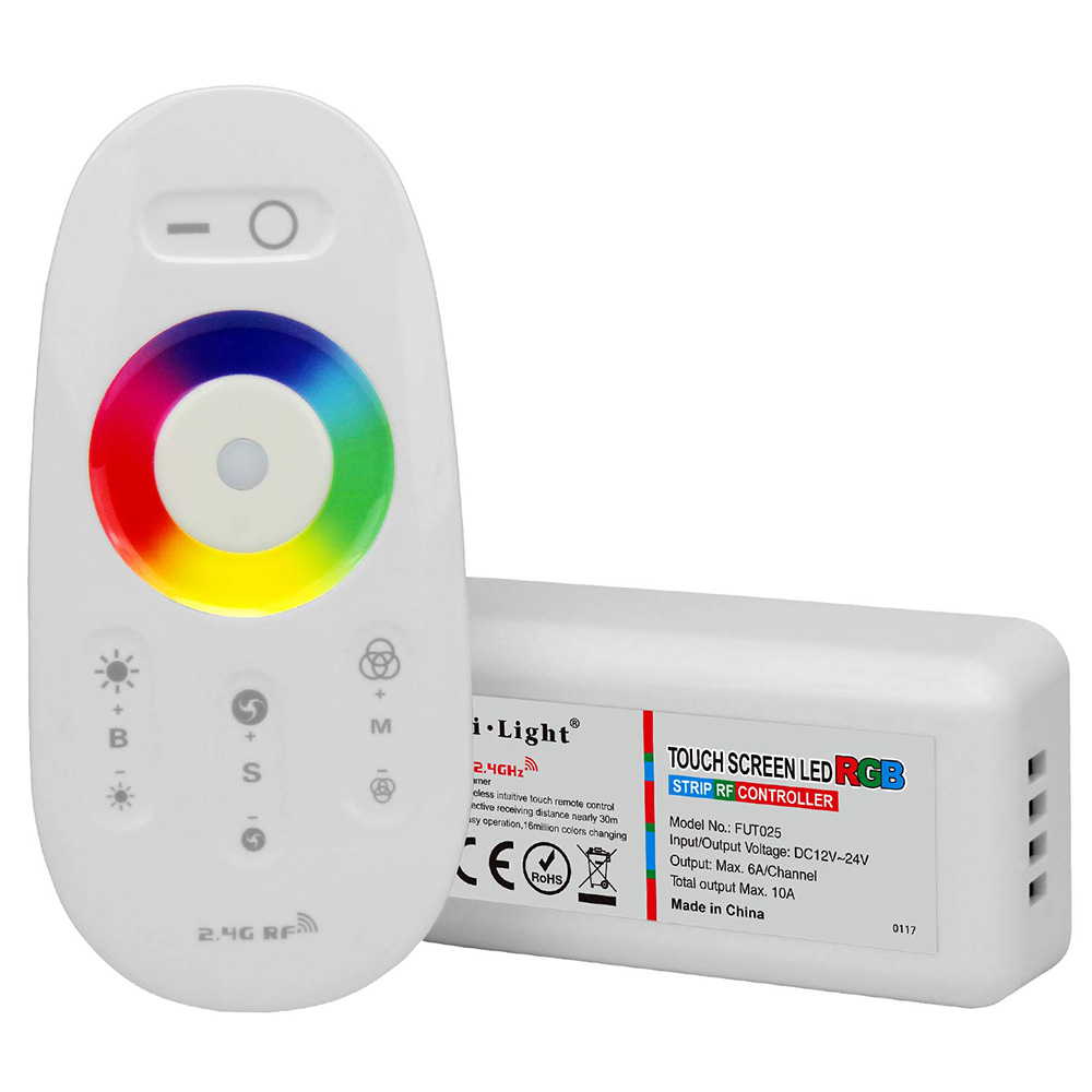 FUT025 2.4GHz Touch RGB LED Strip Controller For RGB 5m led strip light